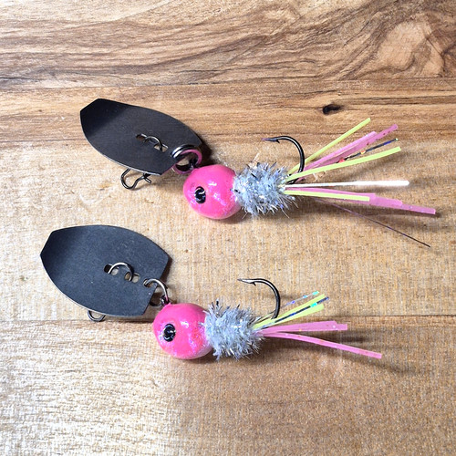 Micro bladed crappie jigs - micro, bfs