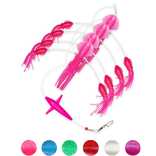 Daisy chain fishing squid - 21'',